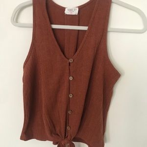 SOLD Rust orange tank top